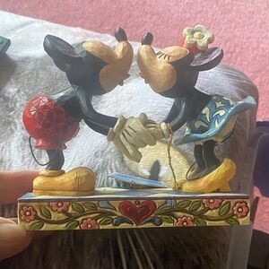 Disney Mickey and Minnie Mouse Handcrafted Figurine